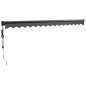 vidaXL Toldo retráctil automático gris antracita 4x3 m vidaXL Toldo retráctil automático gris antracita 4x3 m