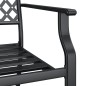 vidaXL Juego de comedor de jardín 9 piezas acero gris antracita vidaXL Juego de comedor de jardín 9 piezas acero gris antracita