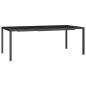 vidaXL Juego de comedor de jardín 9 piezas acero gris antracita vidaXL Juego de comedor de jardín 9 piezas acero gris antracita