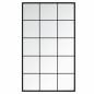 vidaXL Espejos de pared 2 uds metal negro 100x60 cm vidaXL Espejos de pared 2 uds metal negro 100x60 cm