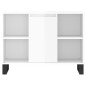 vidaXL Set muebles de baño 3 piezas madera contrachapada blanco brillo vidaXL Set muebles de baño 3 piezas madera contrachapada blanco brillo