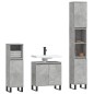 vidaXL Set muebles de baño 2 piezas madera contrachapada gris hormigón vidaXL Set muebles de baño 2 piezas madera contrachapada gris hormigón