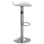 vidaXL Taburete de cocina 2 uds acero cromado cuero artificial blanco vidaXL Taburete de cocina 2 uds acero cromado cuero artificial blanco