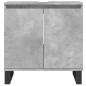 vidaXL Set muebles de baño 2 piezas madera contrachapada gris hormigón vidaXL Set muebles de baño 2 piezas madera contrachapada gris hormigón