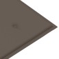 vidaXL Banco de jardín 3 plazas madera eucalipto gris y cojín 150 cm vidaXL Banco de jardín 3 plazas madera eucalipto gris y cojín 150 cm