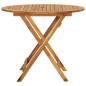 vidaXL Comedor de jardín plegable 5 piezas de madera maciza de acacia