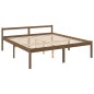 vidaXL Cama personas mayores madera maciza pino marrón miel 180x200 cm