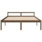 vidaXL Cama personas mayores madera maciza pino marrón miel 180x200 cm
