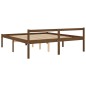vidaXL Cama personas mayores madera maciza pino marrón miel 180x200 cm