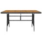 vidaXL Juego de comedor de jardín 5 piezas ratán sintético gris vidaXL Juego de comedor de jardín 5 piezas ratán sintético gris