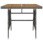 vidaXL Juego de comedor de jardín 5 piezas ratán sintético gris vidaXL Juego de comedor de jardín 5 piezas ratán sintético gris