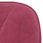 vidaXL Sillas de comedor 2 unidades terciopelo rojo tinto vidaXL Sillas de comedor 2 unidades terciopelo rojo tinto
