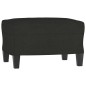 vidaXL Reposapiés de tela negro 60x50x41 cm vidaXL Reposapiés de tela negro 60x50x41 cm