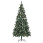 vidaXL Árbol de Navidad artificial iluminado con luces y piñas 210 cm vidaXL Árbol de Navidad artificial iluminado con luces y piñas 210 cm