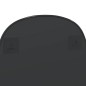 vidaXL Espejo de pared negro 60x40 cm vidaXL Espejo de pared negro 60x40 cm