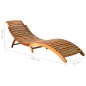 vidaXL Tumbonas 2 uds madera maciza de acacia vidaXL Tumbonas 2 uds madera maciza de acacia