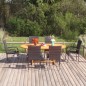 vidaXL Set de comedor de jardín de 7 piezas ratán sintético negro vidaXL Set de comedor de jardín de 7 piezas ratán sintético negro