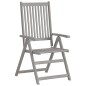vidaXL Juego de comedor de jardín 5 piezas madera maciza de acacia vidaXL Juego de comedor de jardín 5 piezas madera maciza de acacia