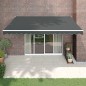 vidaXL Toldo retráctil automático gris antracita 4,5x3 m vidaXL Toldo retráctil automático gris antracita 4,5x3 m