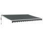 vidaXL Toldo retráctil automático gris antracita 4,5x3 m vidaXL Toldo retráctil automático gris antracita 4,5x3 m