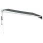 vidaXL Toldo retráctil automático gris antracita 4,5x3 m vidaXL Toldo retráctil automático gris antracita 4,5x3 m