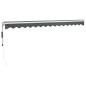 vidaXL Toldo retráctil automático gris antracita 4,5x3 m vidaXL Toldo retráctil automático gris antracita 4,5x3 m