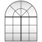 vidaXL Espejo de pared arco de hierro negro 80x100 cm vidaXL Espejo de pared arco de hierro negro 80x100 cm