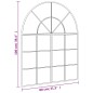vidaXL Espejo de pared arco de hierro negro 80x100 cm vidaXL Espejo de pared arco de hierro negro 80x100 cm