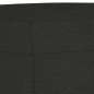 vidaXL Juego de sofás con cojines 3 piezas tela negro vidaXL Juego de sofás con cojines 3 piezas tela negro