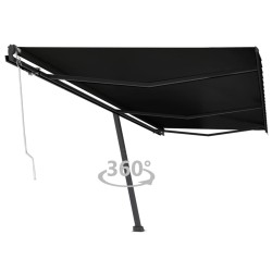 vidaXL Toldo de pie automático gris antracita 600x300 cm