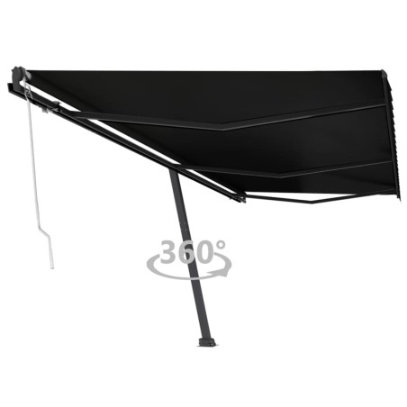 vidaXL Toldo de pie automático gris antracita 600x300 cm