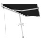 vidaXL Toldo de pie automático gris antracita 500x350 cm vidaXL Toldo de pie automático gris antracita 500x350 cm