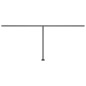 vidaXL Toldo de pie retráctil manual gris antracita 600x300 cm vidaXL Toldo de pie retráctil manual gris antracita 600x300 cm