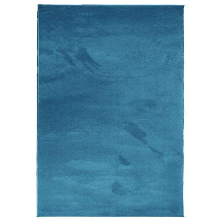 vidaXL Alfombra de pelo corto OVIEDO turquesa 300x400 cm