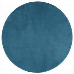 vidaXL Alfombra de pelo corto OVIEDO turquesa Ø 280 cm