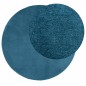 vidaXL Alfombra de pelo corto OVIEDO turquesa Ø 280 cm