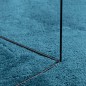 vidaXL Alfombra de pelo corto OVIEDO turquesa Ø 280 cm