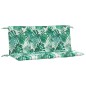 vidaXL Cojines banco jardín 2 uds tela estampado de hojas 120x50x7 cm vidaXL Cojines banco jardín 2 uds tela estampado de hojas 120x50x7 cm