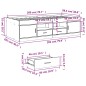 vidaXL Tumbona con cajones madera ingeniería roble marrón 100x200 cm vidaXL Tumbona con cajones madera ingeniería roble marrón 100x200 cm