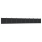 vidaXL Panel de valla WPC gris 1564x186 cm vidaXL Panel de valla WPC gris 1564x186 cm