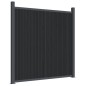 vidaXL Panel de valla WPC gris 1564x186 cm vidaXL Panel de valla WPC gris 1564x186 cm