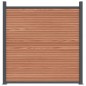 vidaXL Panel de valla WPC marrón 1737x186 cm vidaXL Panel de valla WPC marrón 1737x186 cm