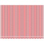 vidaXL Tela de repuesto de toldo rayas rojas y blancas 3,5x2,5 m