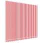 vidaXL Tela de repuesto de toldo rayas rojas y blancas 4x3,5 m vidaXL Tela de repuesto de toldo rayas rojas y blancas 4x3,5 m