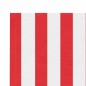 vidaXL Tela de repuesto de toldo rayas rojas y blancas 4x3,5 m vidaXL Tela de repuesto de toldo rayas rojas y blancas 4x3,5 m