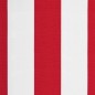 vidaXL Tela de repuesto de toldo rayas rojas y blancas 4x3,5 m vidaXL Tela de repuesto de toldo rayas rojas y blancas 4x3,5 m