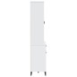 vidaXL Aparador alto VIKEN madera maciza de pino blanco 80x40x190 cm vidaXL Aparador alto VIKEN madera maciza de pino blanco 80x40x190 cm