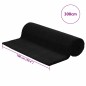 vidaXL Felpudo de fibra de coco negro 100x300 cm vidaXL Felpudo de fibra de coco negro 100x300 cm
