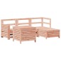 vidaXL Juego de sofás de jardín 5 pzas madera maciza de abeto Douglas vidaXL Juego de sofás de jardín 5 pzas madera maciza de abeto Douglas