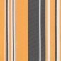 vidaXL Tela de repuesto de toldo rayas de colores 4x3 m